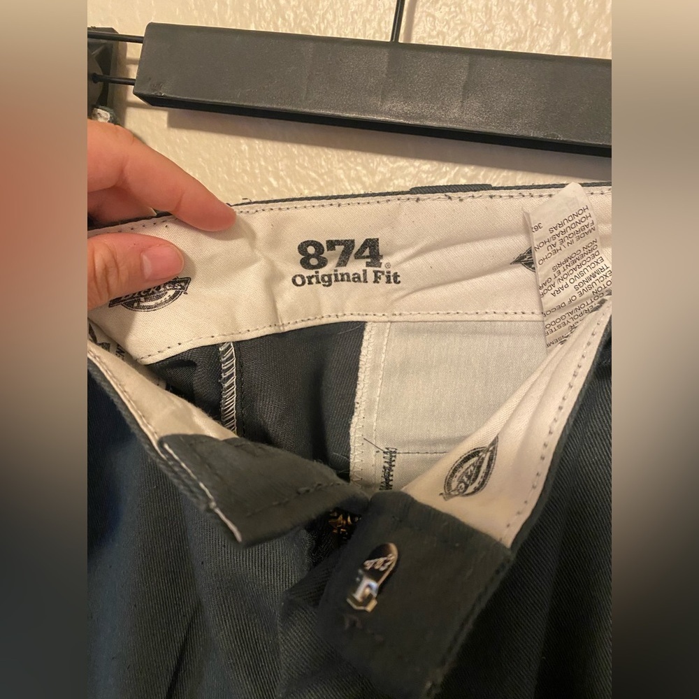 Dickies Men's Classic Gray Pants - Picture 3 of 7